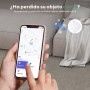 ATUVOS Air Tag Smart Tracker 4 Pack Negro, Buscador de Objetos Bluetooth Funciona con Buscar Apple (Sólo iOS, Android no