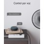 GHome Smart Regleta Inteligente Alexa con 3 Enchufes y 3 USB, Regleta WiFi Programable con Monitoreo de Consumo, Smart Plug