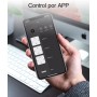 GHome Smart Regleta Inteligente Alexa con 3 Enchufes y 3 USB, Regleta WiFi Programable con Monitoreo de Consumo, Smart Plug