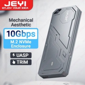 JEYI M.2 2280 NVMe SSD carcasa RTL9210 Chip compatible con USB 3,2 10G