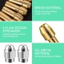 Elsrantor 25 Piezas set Portabrocas Taladro, Mandril de Cobre de 4 Mordazas, Accesorios para Herramienta Rotativa, 0,5 a 3,2 mm,