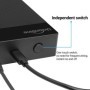 UnionSine-funda HDD de 3,5 pulgadas, adaptador SATA a USB 3,1 tipo C, 