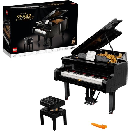 LEGO 21323 Ideas Piano de Cola de Adultos, Maqueta para Construir, Regalos para Músicos, Decoración para Casa y Oficina