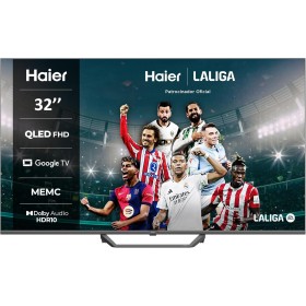 Haier QLED Full HD H32S80EFX - 32", Smart TV, Google TV, Dolby Audio, HDR 10, Smart Remote Control, Google Assistant, Bluetooth