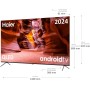 Haier QLED Full HD H32S80EFX - 32", Smart TV, Google TV, Dolby Audio, HDR 10, Smart Remote Control, Google Assistant, Bluetooth