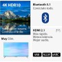 Haier QLED Full HD H32S80EFX - 32", Smart TV, Google TV, Dolby Audio, HDR 10, Smart Remote Control, Google Assistant, Bluetooth