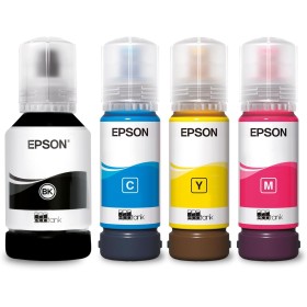 Botellas de tinta originales EcoTank de la serie 102 de Epson - 4 Colores negro, cian, magenta y amarillo