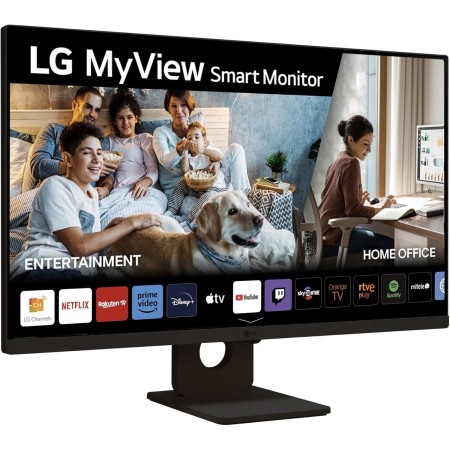 LG 32SR50F-W - Smart Monitor, 32 Pulgadas, Pantalla IPS, Full HD, WebOS 23, 1920x1080, 16:9, Sin Cámara, ThinQ App, Blanco