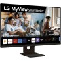 LG 32SR50F-W - Smart Monitor, 32 Pulgadas, Pantalla IPS, Full HD, WebOS 23, 1920x1080, 16:9, Sin Cámara, ThinQ App, Blanco