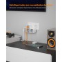TESSAN Ladron Enchufes Plano con USB C, 6 en 1 Ladrón Enchufes Multiples USB, Triple Cargador Multiple 3600W, Regleta Pared para