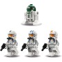 LEGO Star Wars 75402 Caza Estelar ARC-170 de Juguete con 4 Minifiguras Inc. Pilotos Clon y Droide R4-P44, Regalo de Cumpleaños