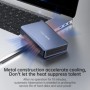 Acasis-funda HDD de 2,5 pulgadas, carcasa de disco duro externo de dob