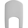 Gala Smart New– Asiento Fijo para el Inodoro, Incluye Kit de Fijación y Bisagras de Acero Inoxidable, Color Blanco, Medidas 37 x