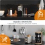 TESSAN Ladron Enchufes Plano con USB C, Enchufe Multiple 4 Schuko con 3 USB, Cargador Multiple 4000W, 7 en 1 Ladron con