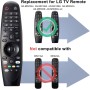 Mando a distancia con puntero y función de voz para LG Smart TV Magic Remote compatible con AN-MR20GA MR19BA MR18BA MR650A