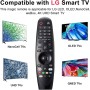 Mando a distancia con puntero y función de voz para LG Smart TV Magic Remote compatible con AN-MR20GA MR19BA MR18BA MR650A