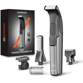 MAXGROOM Afeitadora Corporal Masculina 3 en 1, Depiladora Corporal Hombre con Peine Ajustable para Cuerpo y Zona Intima, en Seco