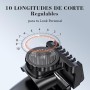MAXGROOM Afeitadora Corporal Masculina 3 en 1, Depiladora Corporal Hombre con Peine Ajustable para Cuerpo y Zona Intima, en Seco