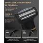 Afeitadora Corporal Masculina,3 en 1 Depiladora Corporal Hombre,Cortapelos Nariz Base de Recarga USB,Maquina Depilar Hombre para