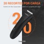 MANSPOT Afeitadora Corporal Masculina, Depiladora Corporal Hombre con Cuchilla de Cerámica Desmontable, IPX7 Resistente al Agua,
