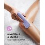 MANSPOT Afeitadora Corporal Masculina, Depiladora Corporal Hombre con Cuchilla de Cerámica Desmontable, IPX7 Resistente al Agua,