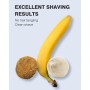 MANSPOT Afeitadora Corporal Masculina, Depiladora Corporal Hombre con Cuchilla de Cerámica Desmontable, IPX7 Resistente al Agua,