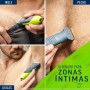 Veet Total Pro, Recortadora para partes íntimas, Maquina de Afeitar Hombre Resistente al agua, con cargador USB, adecuado para