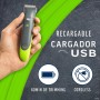 Veet Total Pro, Recortadora para partes íntimas, Maquina de Afeitar Hombre Resistente al agua, con cargador USB, adecuado para