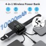 Bwaliffury Power Bank 10000mAh, 22.5W PD Magnético Bateria Externa Carga Rápida, Inalámbrico Cargador Bateria Portátil Power