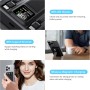 Bwaliffury Power Bank 10000mAh, 22.5W PD Magnético Bateria Externa Carga Rápida, Inalámbrico Cargador Bateria Portátil Power