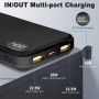 Power Bank 10000mAh, 22.5W Bateria Externa Carga Rapida PD3.0 QC3.0, Bateria Portatil Mini Powerbank USB C Input & Output,