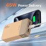 JUOVI Banco de energía portátil J2621, batería de 20000 mAh, Carga rápida de 45 W, Compatible con Switch, MacBook, Tablet, DELL,