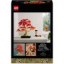LEGO Botanical Bonsái de Arce Rojo Japonés - Planta Artificial con Hojas Rojas y Naranjas en Maceta - Maqueta para Construir