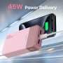 JUOVI Banco de energía portátil J2621, batería de 20000 mAh, Carga rápida de 45 W, Compatible con Switch, MacBook, Tablet, DELL,