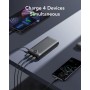 VEGER Power Bank,30000mAh Bateria Externa con Pantalla LED Bateria Portatil USB C Carga rapida PD 20W QC 3.0 con 2 Entradas y 4