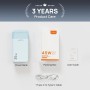 JUOVI Banco de energía portátil J2621, batería de 20000 mAh, Carga rápida de 45 W, Compatible con Switch, MacBook, Tablet, DELL,
