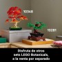 LEGO Botanical Bonsái de Arce Rojo Japonés - Planta Artificial con Hojas Rojas y Naranjas en Maceta - Maqueta para Construir