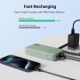 JUOVI Banco de energía portátil J2621, batería de 20000 mAh, Carga rápida de 45 W, Compatible con Switch, MacBook, Tablet, DELL,