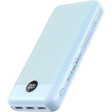 VEGER Power Bank,30000mAh Bateria Externa con Pantalla LED Bateria Portatil USB C Carga rapida PD 20W QC 3.0 con 2 Entradas y 4