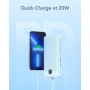 VEGER Power Bank,30000mAh Bateria Externa con Pantalla LED Bateria Portatil USB C Carga rapida PD 20W QC 3.0 con 2 Entradas y 4