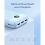 VEGER Power Bank,30000mAh Bateria Externa con Pantalla LED Bateria Portatil USB C Carga rapida PD 20W QC 3.0 con 2 Entradas y 4