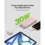 Belkin BoostCharge Batería Externa 20K, Carga rápida y Cable Integrado (PD 30 W), Power Bank, Cargador portátil USB-C Power