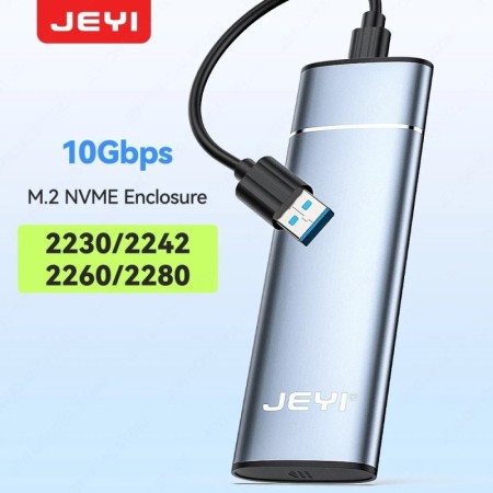 JEYI M.2 SSD carcasa aleación de aluminio disipación de calor caja de 