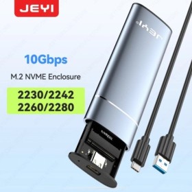 JEYI M.2 SSD carcasa aleación de aluminio disipación de calor caja de 