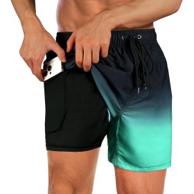 flintronic Traje de Baño Hombre, Bañador Hombre Pantalones, Pantalones Cortos de Natación Secado Rápido, Shorts de Baño con