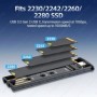 JEYI M.2 SSD carcasa aleación de aluminio disipación de calor caja de 