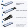 JEYI M.2 SSD carcasa aleación de aluminio disipación de calor caja de 