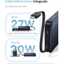 Baseus Picogo Qi2 Magsafe Power Bank, 15W Magnetic Powerbank 10000mAh, 27W Bateria Externa Magnetica con Cable USB-C