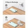 Power Bank 20000mAh con Cables Integrados, VEEKTOMX Bateria Externa Carga Rapida, Bateria Portatil Powerbank Viaje Cargador