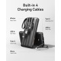 Power Bank 20000mAh con Cables Integrados, VEEKTOMX Bateria Externa Carga Rapida, Bateria Portatil Powerbank Viaje Cargador